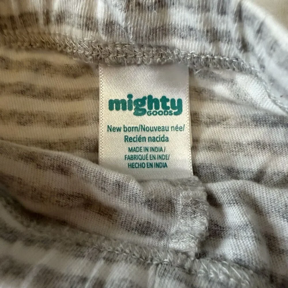 Lot Of 3 Sleepers Burts Bees Carter’s Mighty Goods 0-3 Month Sleeping Suit